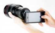 iPhone SLR mount, use your Canon or Nikon lenses with your iPhone 4