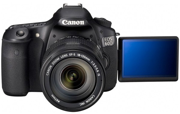 Canon 60D HDSLR: 18 MP, 1080p, Flexible Screen