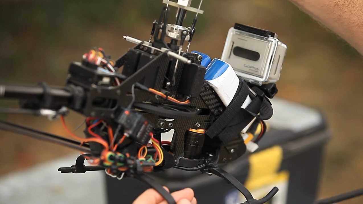 GoPRO Hero Attached to RC Helicopter