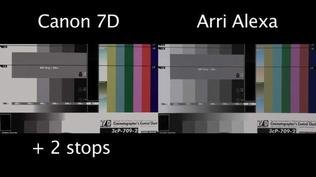 Latitude Test: Arri Alexa vs. Canon 7D