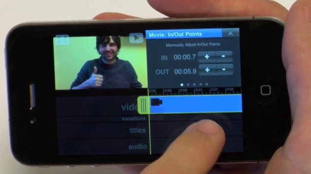 Vimeo app for the iPhone lets you view, edit and upload videos