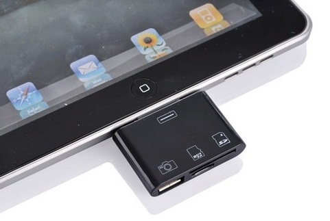 SD & CF card readers for iPad & iPad 2, great for HDSLR shooters