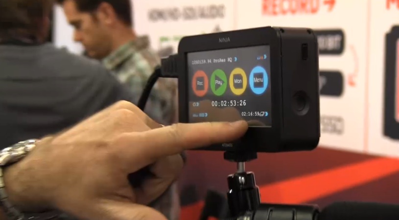 NAB 2011: Atomos Ninja and Samurai, 10bit uncompressed field recorder and monitor