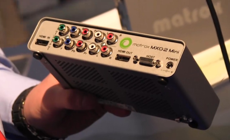 NAB 2011: Matrox MXO2 I/O and H.264 encoder