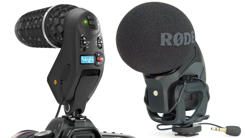 Two new mics from Rode, Stereo and Videomic HD with built in digital recorder