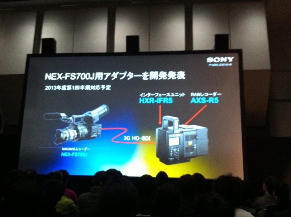 4K on the Sony FS700 will cost you an extra $9,000?