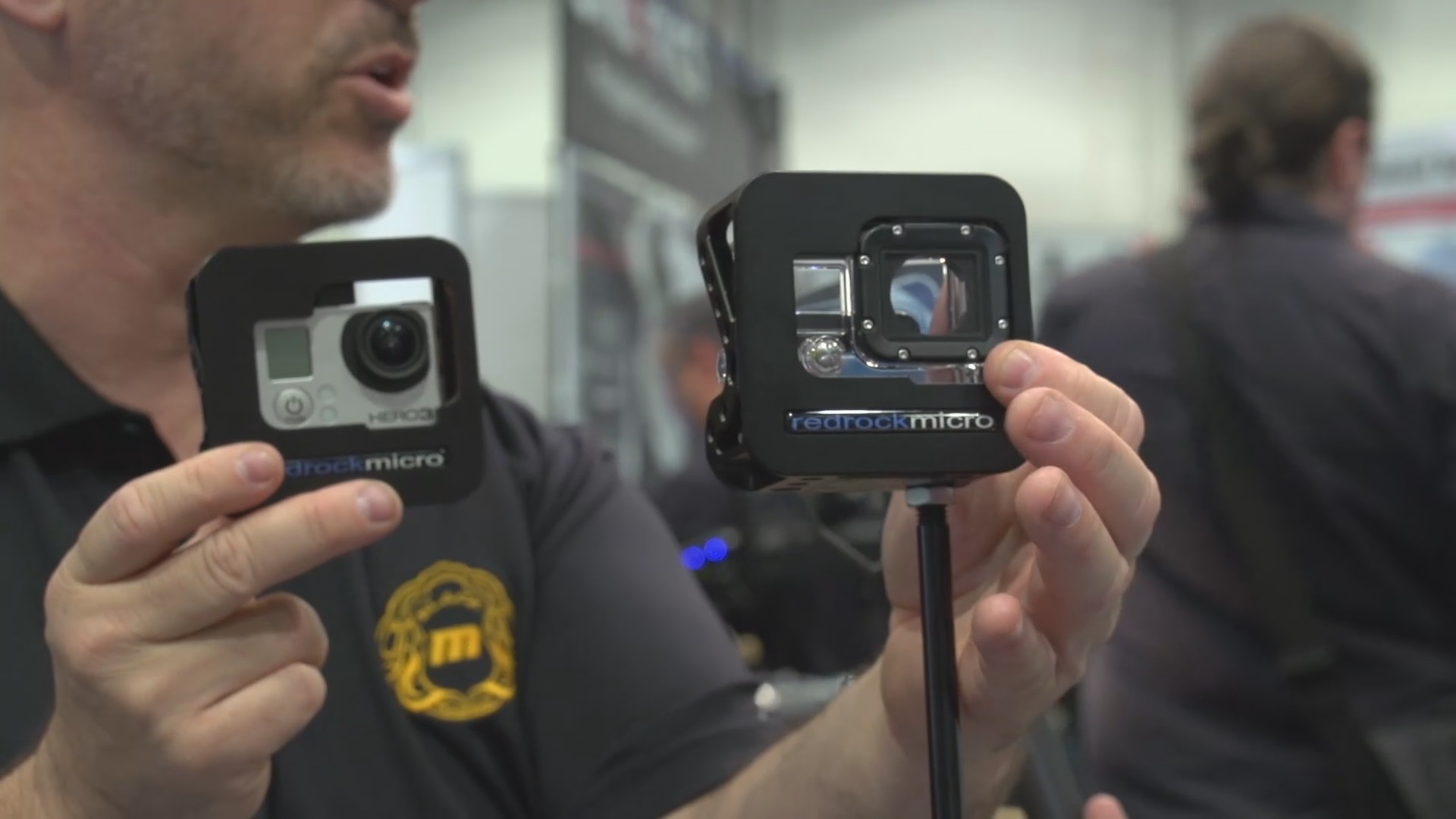 NAB 2013: Redrock Micro Cobalt GoPro Cage & One Man Crew parabolic slider