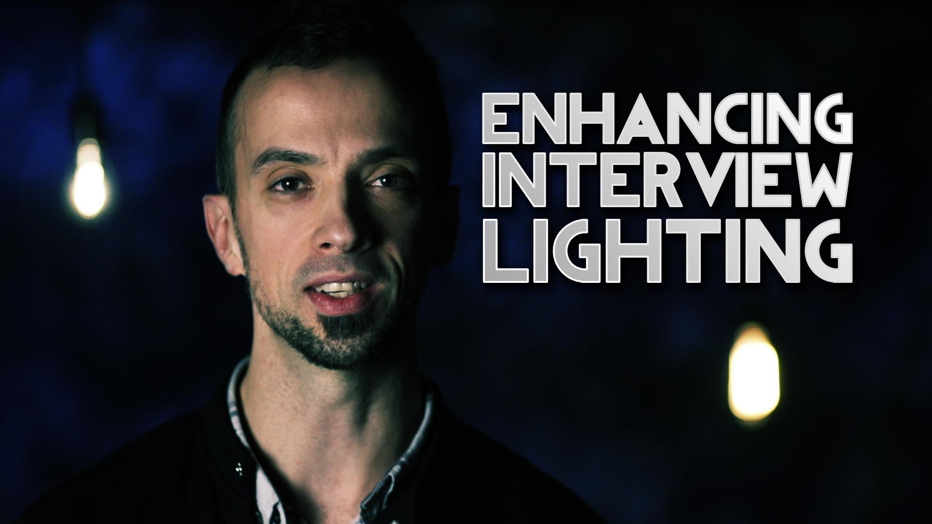 Film Scene: Enhancing Interview Lighting with Household Light Bulbs