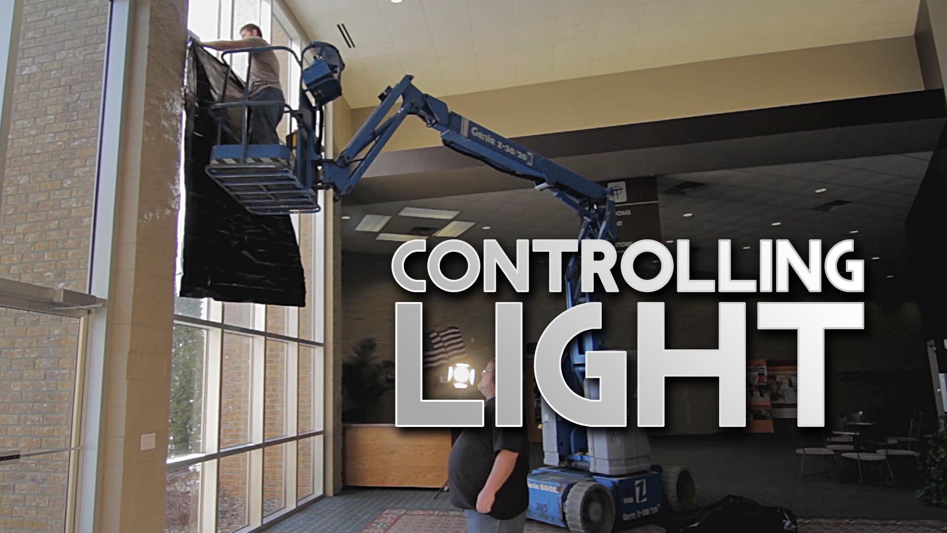 Film Scene: Controlling Light Spill With Visqueen