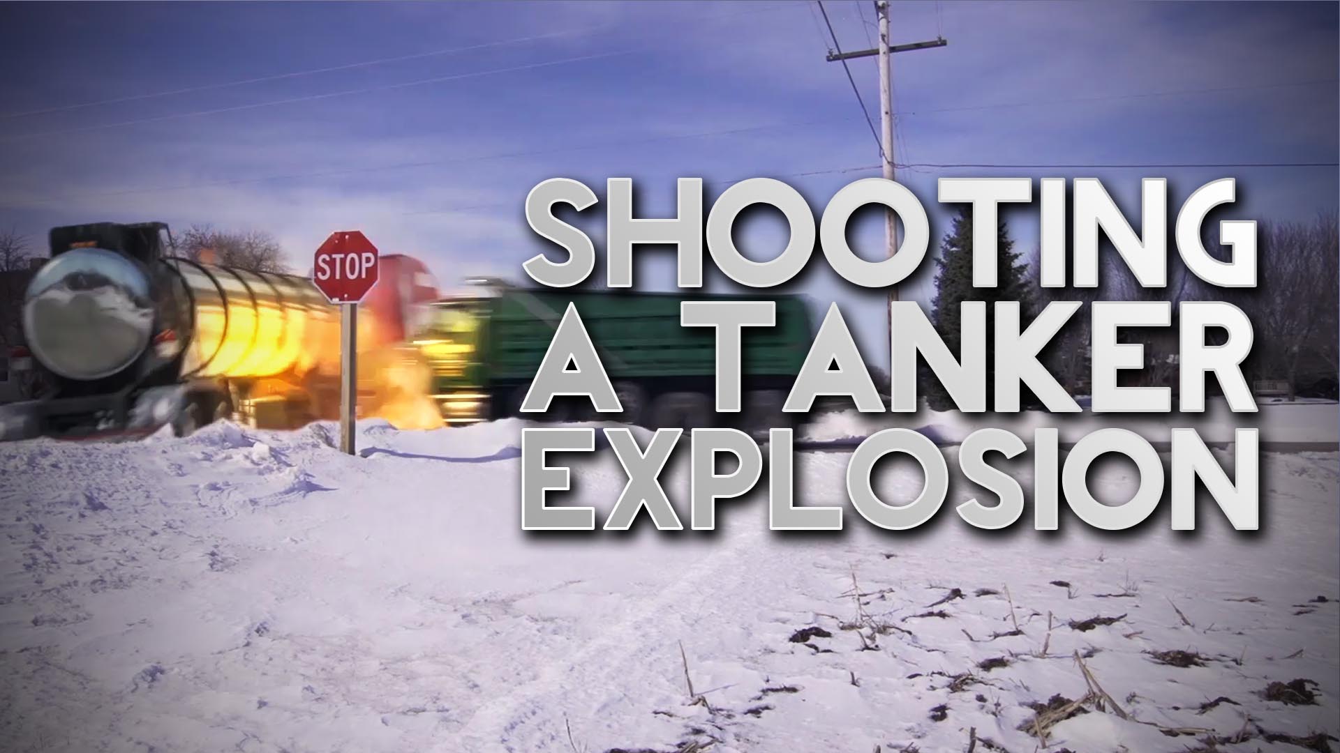 Film Scene: Shooting an Oil Tanker Explosion