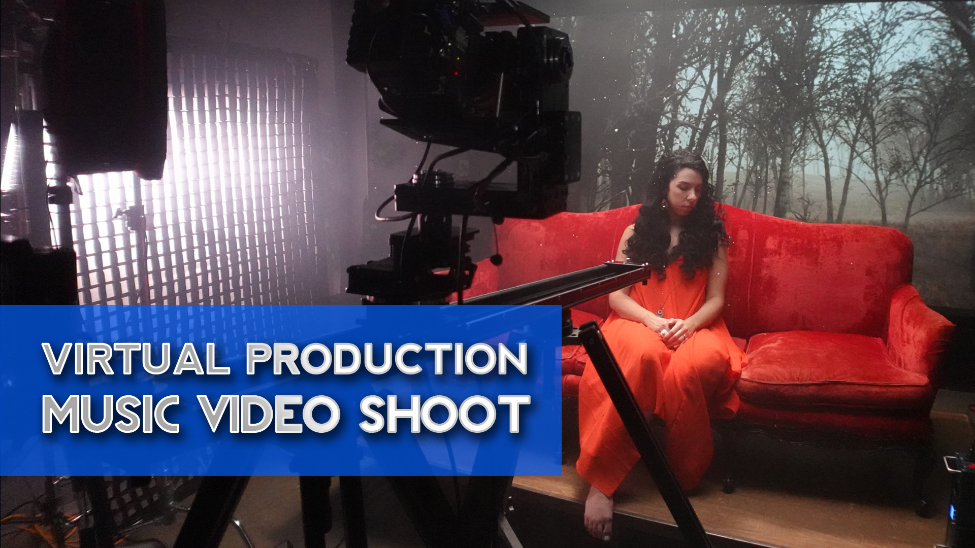 Virtual Production Music Video Shoot on a 4K Projector, Unreal Engine